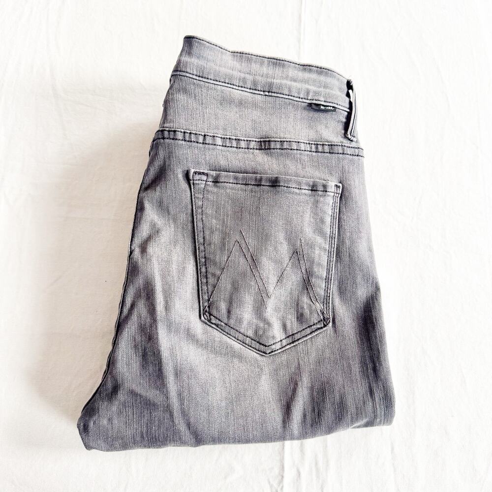 Mother The Insider Step Crop Fray Dancing in the Moonlight Denim Jeans Size 30